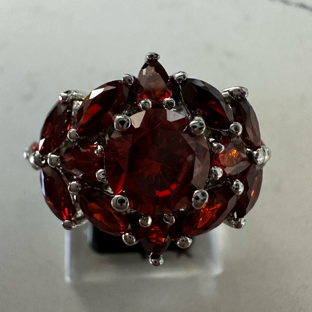 Garnet ring size 8